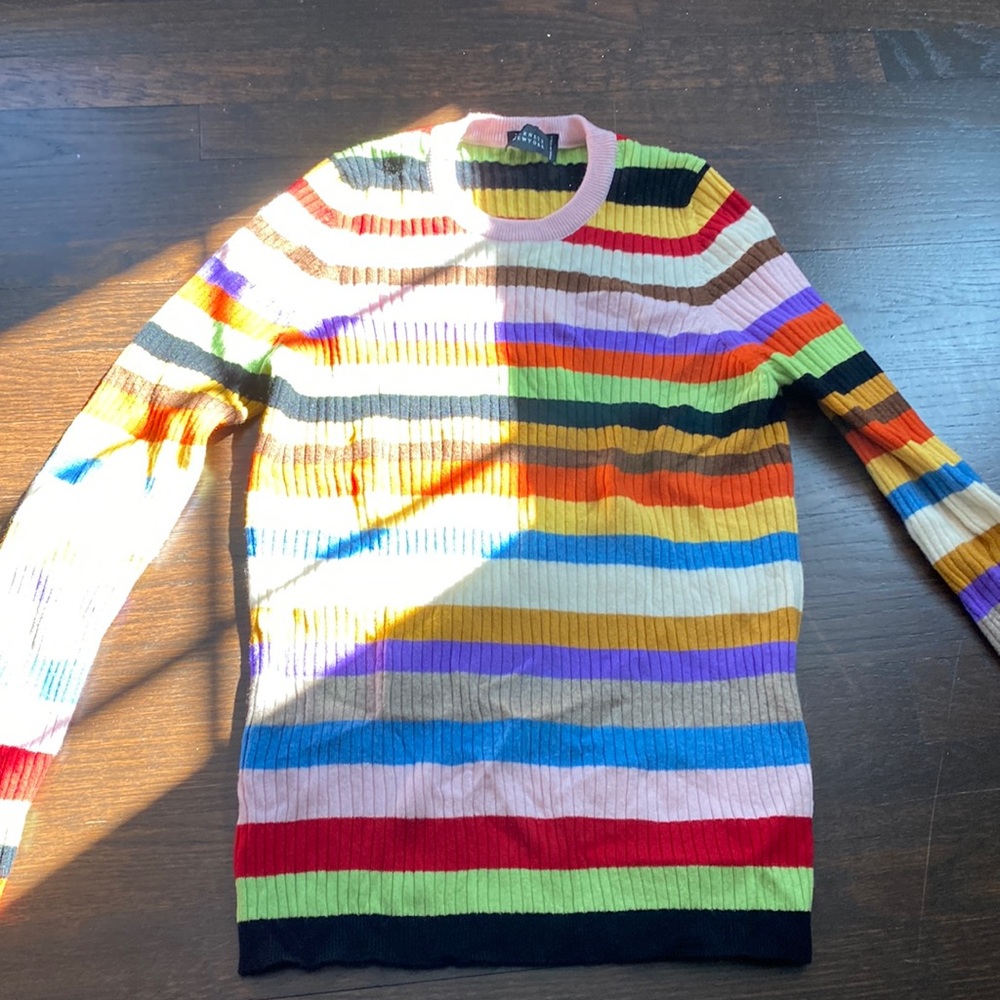 Barnes NewYork striped 100% cashmere sweater